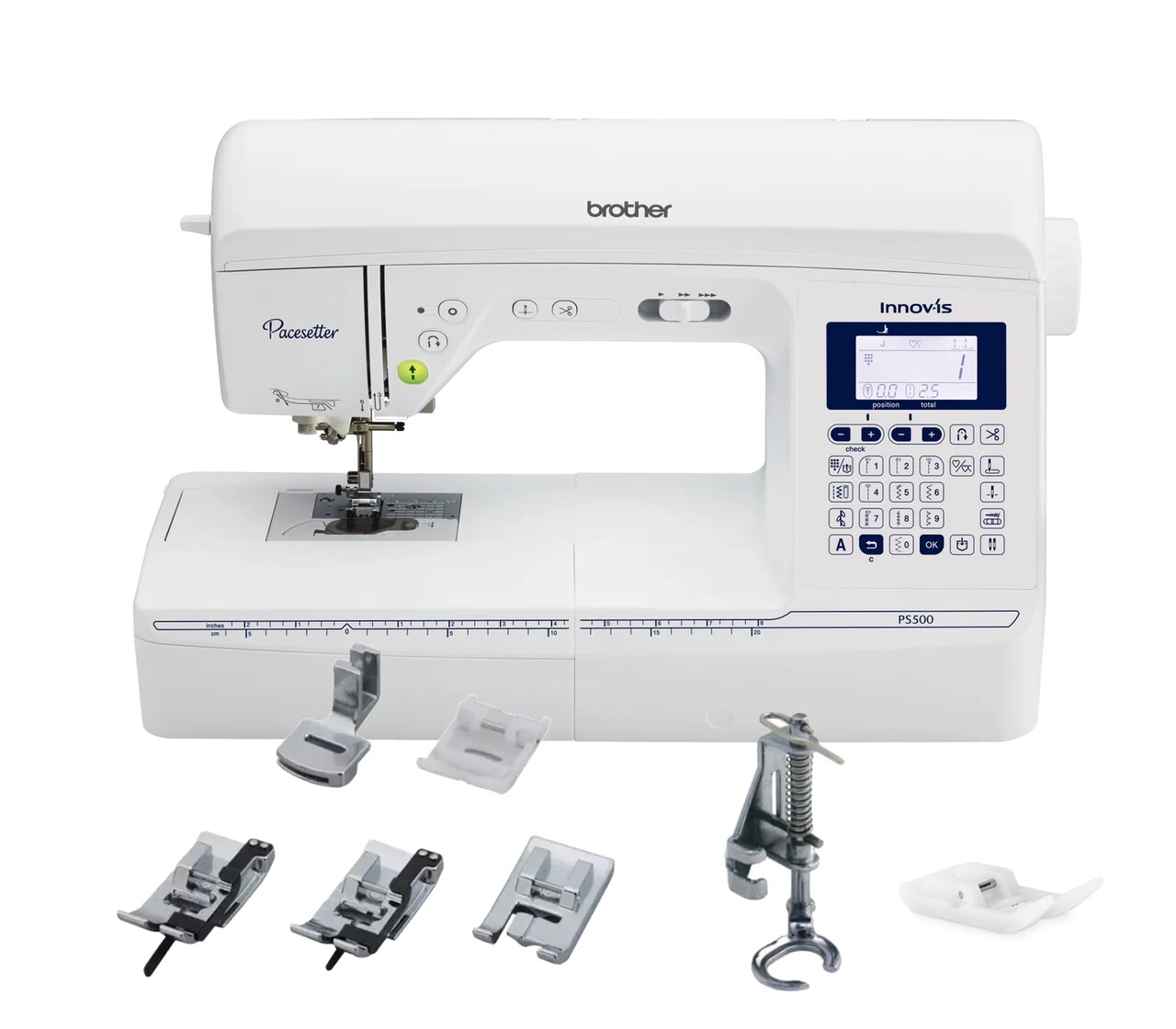 Brother Pacesetter PS500 Sewing Machine With Accessory Bonus Bundle